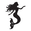© Creative Image   - Elegant Mermaid Silhouette Illustration Design