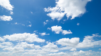 Wall Mural - clear blue sky background,clouds with background, blue sky background with tiny clouds. white fluffy