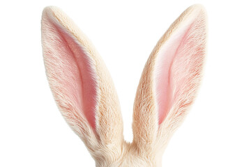 rabbit ears isolated on white