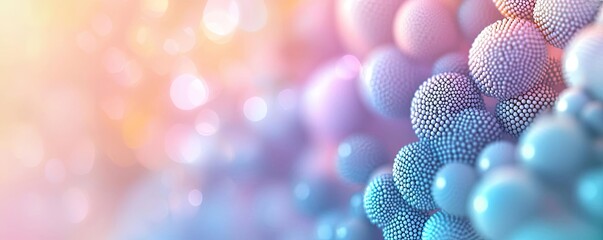 Wall Mural - dots abstract background concept. abstract colorful spheres forming a captivating visual texture bac