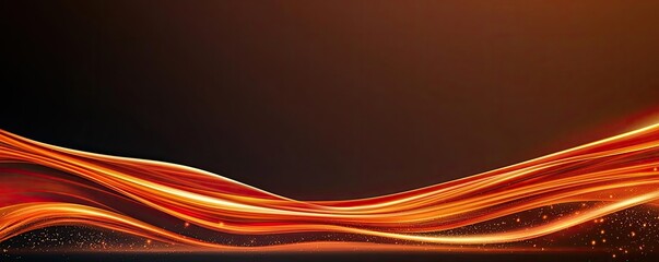 Wall Mural - fire abstract background idea. abstract light waves in vibrant orange tones, perfect for creative ba