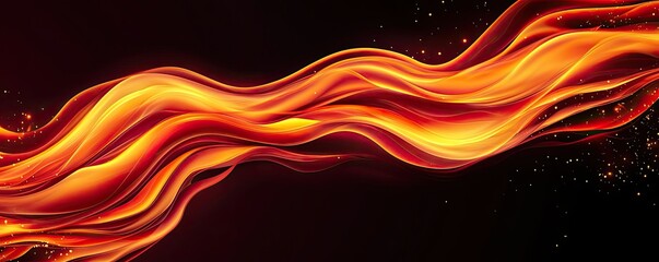 Wall Mural - fire abstract background idea. abstract flowing flames in vibrant colors create a mesmerizing visual