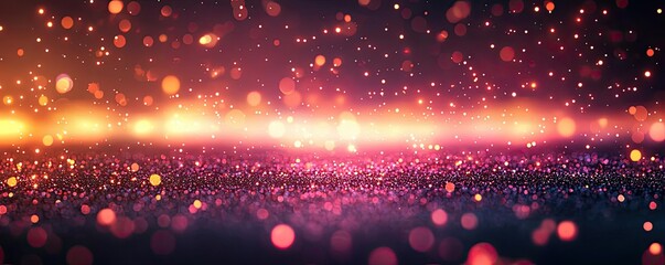 Wall Mural - fire abstract background idea. a vibrant display of colorful lights and sparkles creating a magical 