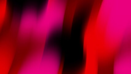 Wall Mural - Abstract design featuring flowing gradients of red, pink, and black colors.