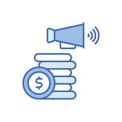 Wall Mural - Money Marketing vector icon