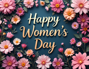   women's day greeting card