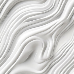 Wall Mural - abstract white background with waves, paper cut, texture abstract wavy background, white texture