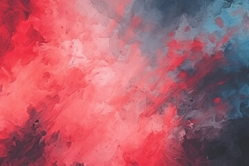 Wall Mural - Abstract Colorful Background with Textured Red and A vibrant and textured deep red background creates an eye-catching foundation ideal for various creative expressions and designs