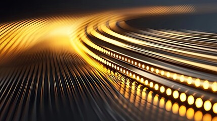 Wall Mural - gold abstract background idea. abstract image of glowing lines with warm tones creating a dynamic vi
