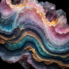 Sticker - a mesmerizing mineral background