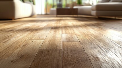 Aufkleber - This seamless wood texture features warm brown tones, ideal for backgrounds and interior design projects. Enhance your creative work with this natural, rustic element.