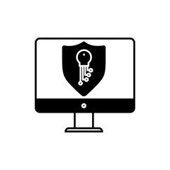 Wall Mural - password icon vector. protection illustration sign. security symbol or logo.