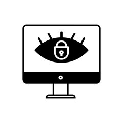 Wall Mural - password icon vector. protection illustration sign. security symbol or logo.