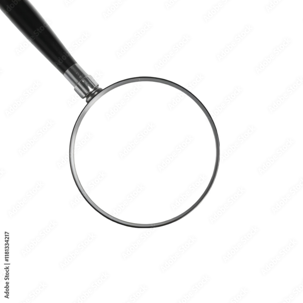 Illustration Stock Realistic magnifier Magnifying glass magnify zoom ...