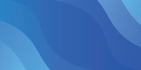 Wall Mural - blue technology background with triangle shapes, wavy backgron vector