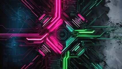Fototapete - Electronic Circuit Board