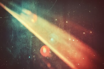 glowing light streak, cosmic dust, night, bokeh, overlay