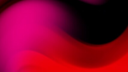 Wall Mural - Abstract wavy red and black gradient design with smooth transitions.