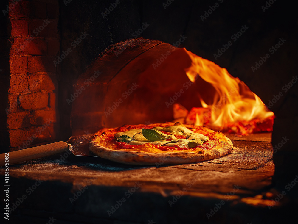 Pizza Aus Dem Holzofen