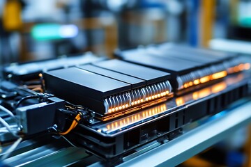 Aufkleber - Advanced Lithium Battery Cell Production with State of the Art Manufacturing Technology : Generative AI