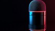 © Rattana - Stylish microphone with colorful backlighting.