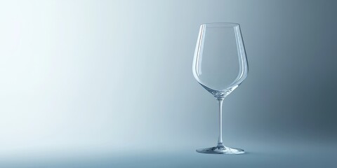 Poster - Empty glass used as a background, creating a minimalist aesthetic. This empty glass serves as a backdrop, emphasizing simplicity and elegance in design while showcasing the empty glass concept.