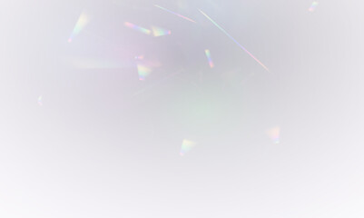 Wall Mural - png rainbow light of crystal, rainbow light and white dust, png crystal shimmers with a rainbow effe