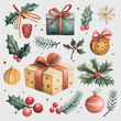 © PHAISITSAWAN - Holiday Vibes Festive Christmas Items Gift Box Christmas Tree Bright Decorations Colorful Ornaments Gift Wrapping Cheerful Atmosphere Celebration Winter Wonderland