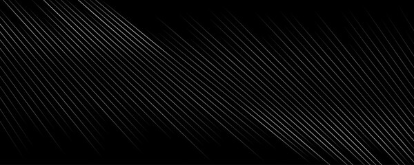 Poster - Silver grey minimal lines abstract technology background. Geometry vector banner design