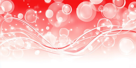 Wall Mural - Red and pink bokeh background