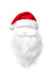 © Oksana_Latysheva - A festive Santa White beard isolated on white