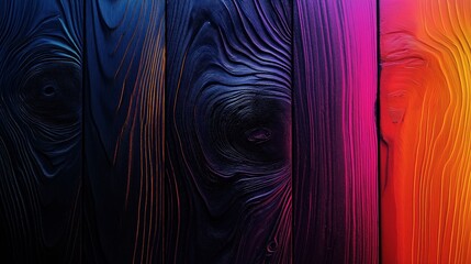 Sticker - Vibrant Abstract Wood Texture Background Design