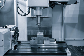 Aufkleber - Manufacturing professional metalworking machine. Industrial concept. Programmable modern cnc digital  digital program machine
