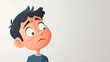 © Thanyaporn - Emotional Boy in Cartoon Style with Surprised Expression