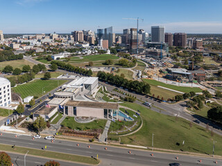 Wall Mural - City Skyline and River, Richmond, VA