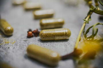 Handcrafted anti-parasitic detox capsules made with wormwood, clove, and a blend of natural herbs for holistic cleansing