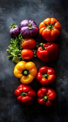 Wall Mural - beautiful paprika vegetable