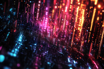 Data exchange, digital technology background, software development, cloud computing. Business Intelligence, global network, Data analysis, technician team computer programming, internet technology