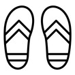 © Srxtreme - Vector Design Flip Flops Icon Style