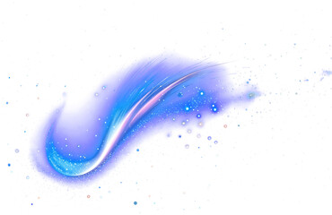 Wall Mural - blue purple cosmic wave stardust and light glitter, sparkling galaxy a cosmic wave of stardust png c