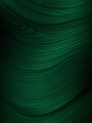 Fototapete - Abstract digital artwork featuring a mesmerizing pattern of swirling, dark green lines, creating a dynamic and hypnotic visual.