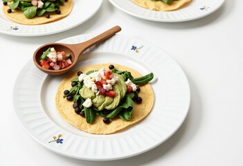 Wall Mural - salad with vegetables