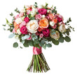 © Rawpixel.com - PNG Beautiful bridal bouquet wedding flowers roses.