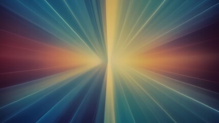 Wall Mural - Dynamic light rays creating vibrant patterns abstract art digital rendering colorful environment aesthetic viewpoint