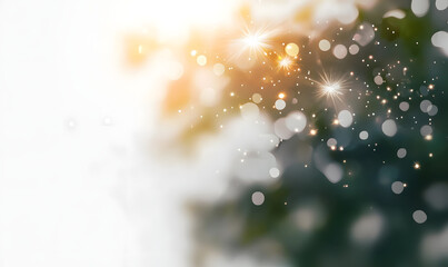 Wall Mural - Shiny bokeh png, abstract flare spark, png golden glow, glitter light sparkling, magical stardust, sparkle shine, christmas card, vector, dust effect bright glowing, png white glittering confetti.