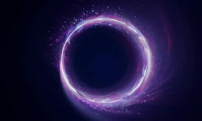 Wall Mural - blue planet in space