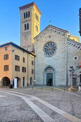 Wall Mural - basilica di san fedele di como italia, basilica of san fedele of como italy