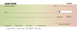 © Ashes Studio - Bank check template, blank cheque design, customizable check vector, financial document illustration, printable cheque layout, bank cheque vector format, blank check design, payment slip template, ban