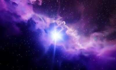 Wall Mural - background with stars