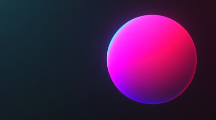 Wall Mural - Abstract Pink Neon Sphere Background Gradient